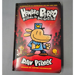 Dav Pilkey Hombre Perro Book Historia de DOS Gatitos Spanish Edition Hardcover
